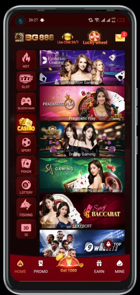 BG92 Casino Category