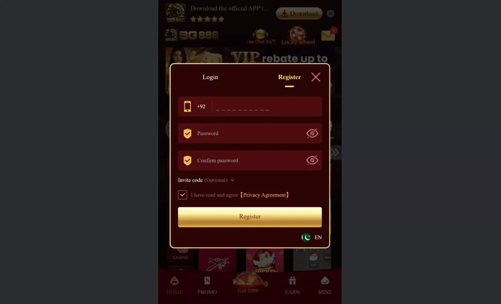 BG92 Game Account Creation